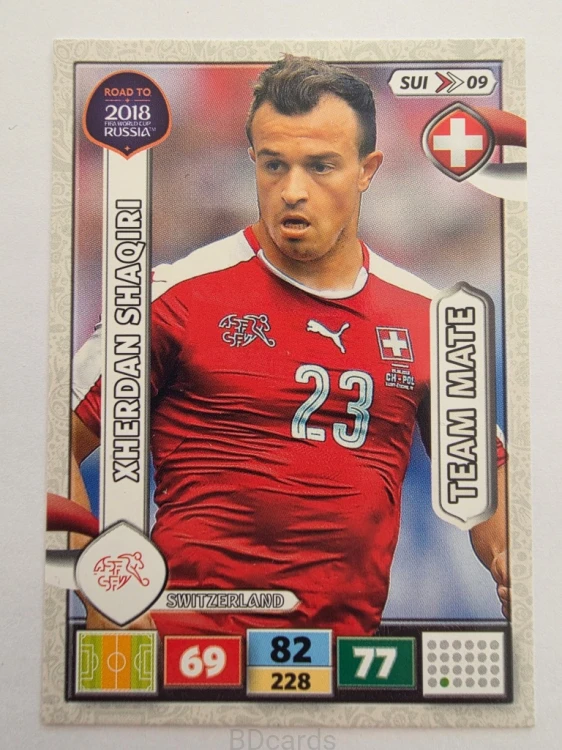 2018 Panini Road To World Cup Russia Shaqiri Szwajcaria Sui 9