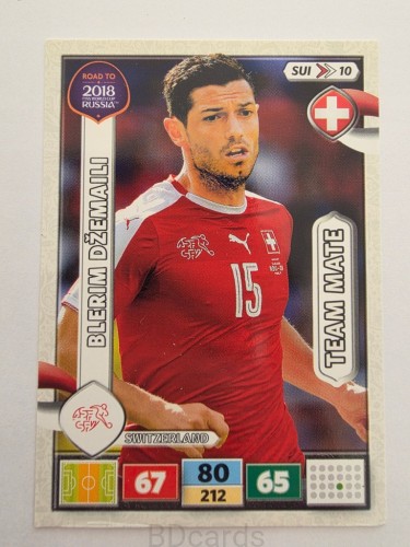 2018 Panini Road To World Cup Russia Dżemaili Szwajcaria Sui 10