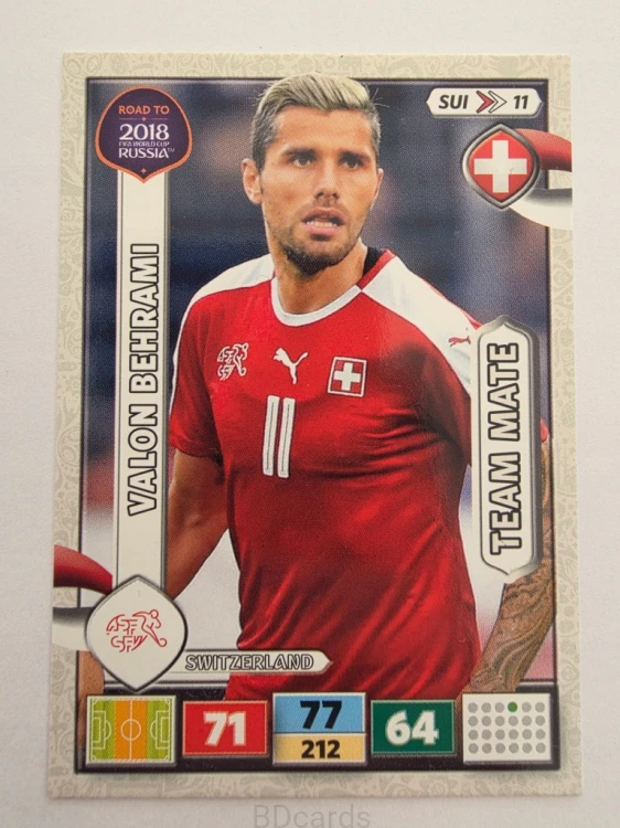 2018 Panini Road To World Cup Russia Behrami Szwajcaria Sui 11