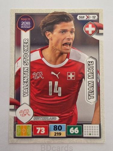 2018 Panini Road To World Cup Russia Stocker Szwajcaria Sui 12