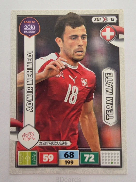2018 Panini Road To World Cup Russia Mehmedi Szwajcaria Sui 15