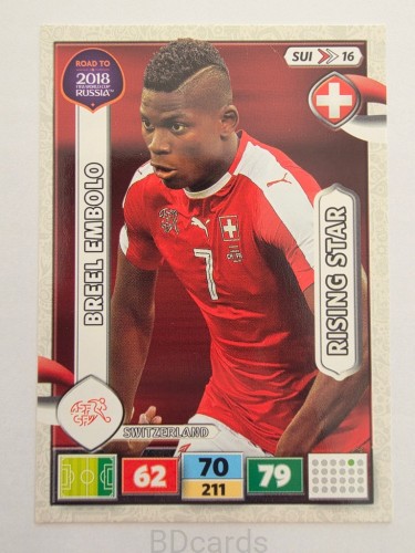 2018 Panini Road To World Cup Russia Breel Embolo Szwajcaria Sui 16
