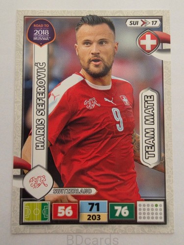 2018 Panini Road To World Cup Russia Severović Szwajcaria Sui 17