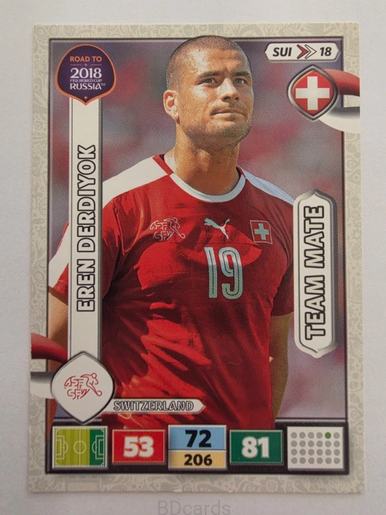 2018 Panini Road To World Cup Russia Derdiyok Szwajcaria Sui 18