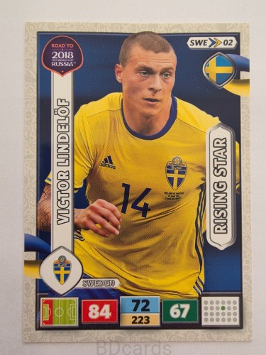 2018 Panini Road To World Cup Russia Victor Lindelof Swe 2