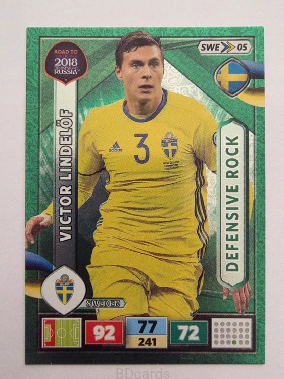 2018 Panini Road To World Cup Russia Lindelof Defensive Rock Szwecja Swe 5