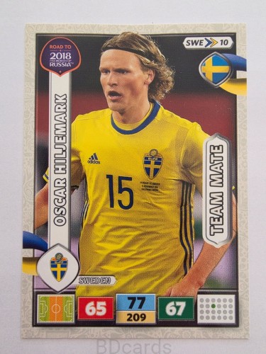 2018 Panini Road To World Cup Russia Oscar Hiljemark Szwecja Swe 10