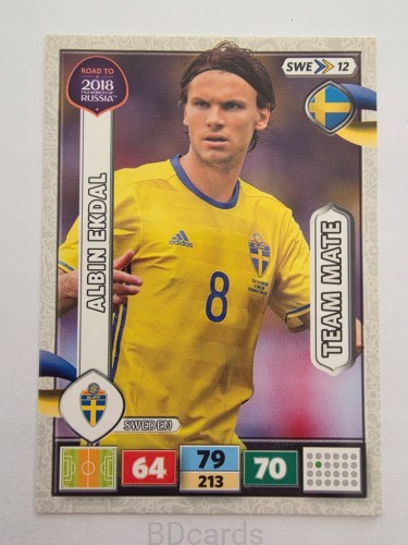 2018 Panini Road To World Cup Russia Albin Ekdal Szwecja Swe 12