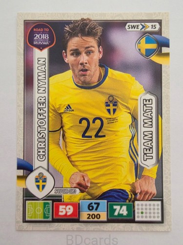 2018 Panini Road To World Cup Russia Christoffer Nyman Szwecja Swe 15