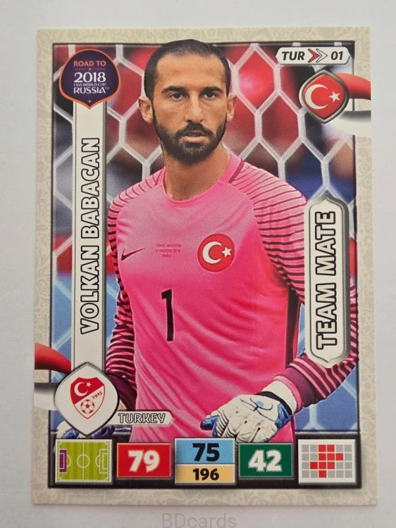 2018 Panini Road To World Cup Russia Volkan Babacan Turcja Tur 1
