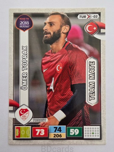 2018 Panini Road To World Cup Russia Omer Toprak Turcja Tur 3