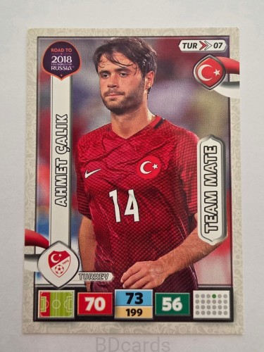 2018 Panini Road To World Cup Russia Ahmet Calik Turcja Tur 7
