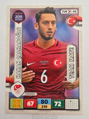 2018 Panini Road To World Cup Russia Hakan Calhanoglu Turcja Tur 8