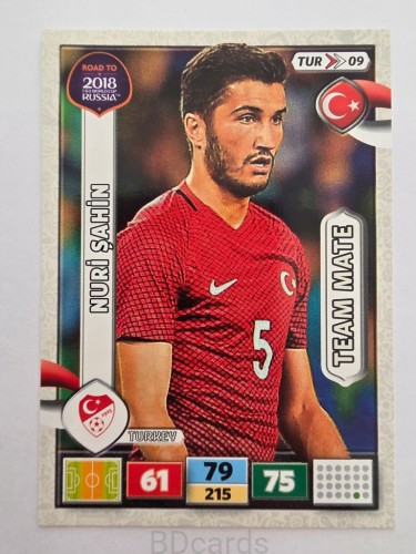 2018 Panini Road To World Cup Russia Nuri Sahin Turcja Tur 9