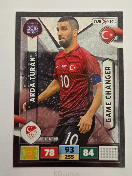 2018 Panini Road To World Cup Russia Arda Turan Game Changer Turcja Tur 14