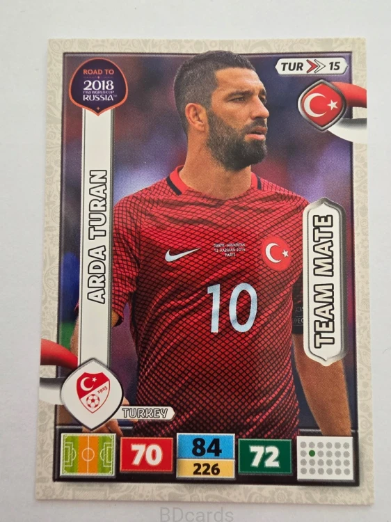 2018 Panini Road To World Cup Russia Arda Turan Turcja Tur 15