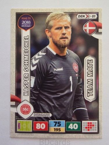 2018 Panini Road To World Cup Russia Schmeichel Dania Den 1