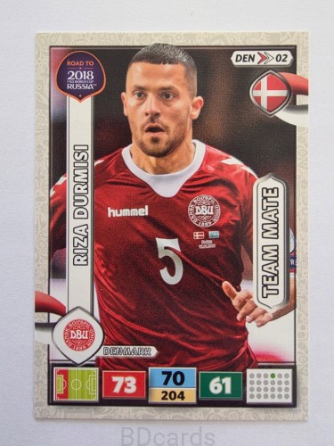 2018 Panini Road To World Cup Russia Riza Durmisi Dania Den 2