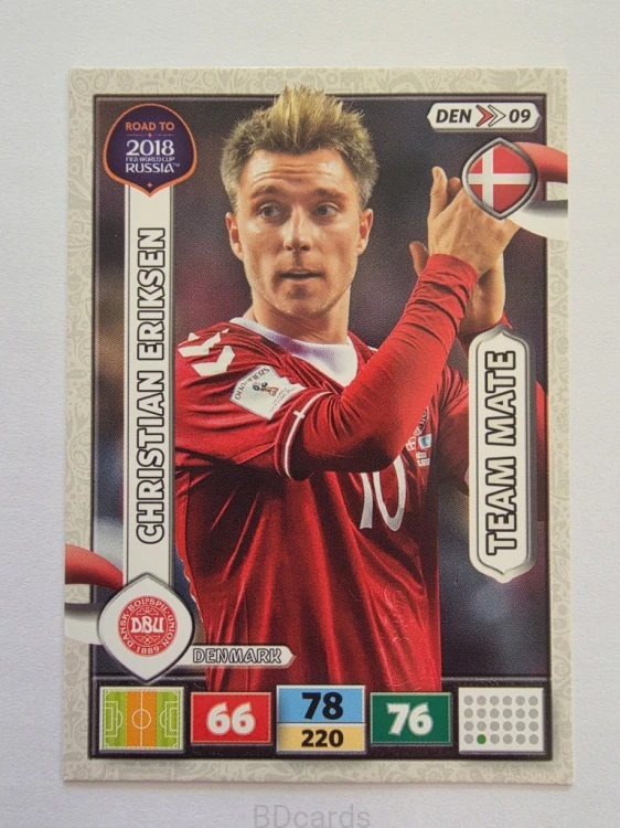 2018 Panini Road To World Cup Russia Christian Eriksen Dania Den 9