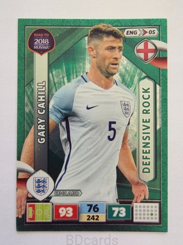2018 Panini Road To World Cup Russia Gary Cahill Defensive Anglia Eng 5