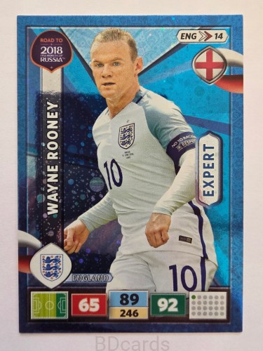 2018 Panini Road To World Cup Russia Wayne Rooney Expert Anglia Eng 14