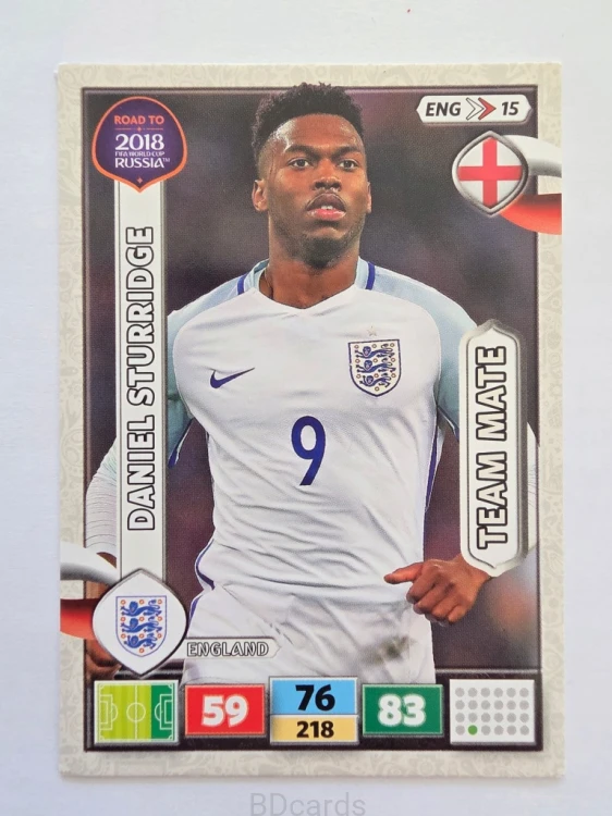 2018 Panini Road To World Cup Russia Daniel Sturridge Anglia Eng 15