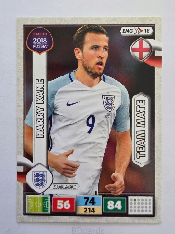 2018 Panini Road To World Cup Russia Harry Kane Anglia Eng 18