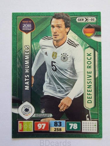 2018 Panini Road To World Cup Russia Mats Hummels Defensive Niemcy Ger 5