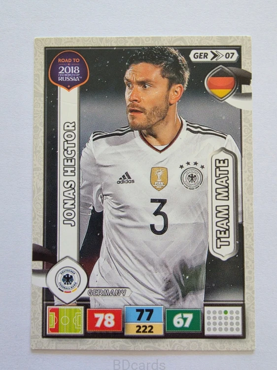 2018 Panini Road To World Cup Russia Jonas Hector Niemcy Ger 7