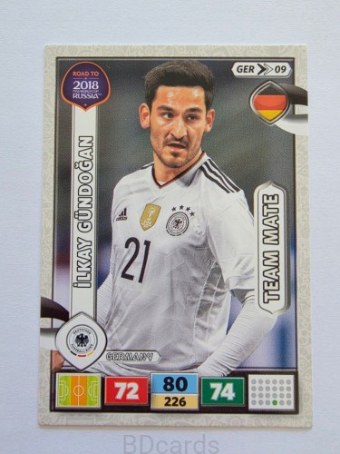 2018 Panini Road To World Cup Russia Ilkay Gundogan Niemcy Ger 9