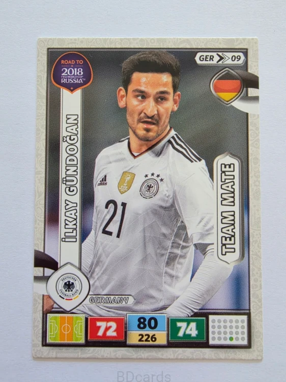 2018 Panini Road To World Cup Russia Ilkay Gundogan Niemcy Ger 9