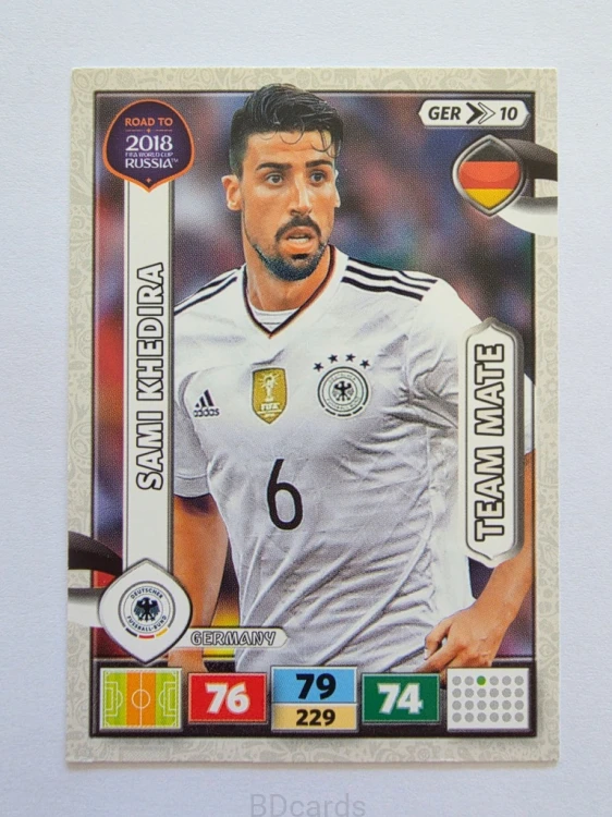 2018 Panini Road To World Cup Russia Sami Khedira Niemcy Ger 10