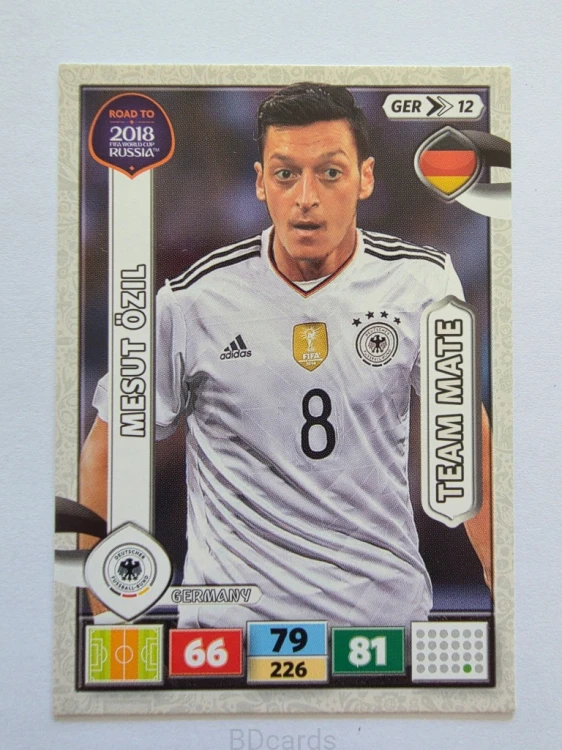 2018 Panini Road To World Cup Russia Mesut Ozil Niemcy Ger 12
