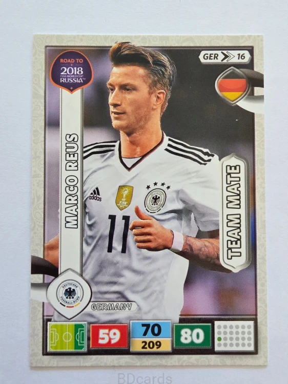 2018 Panini Road To World Cup Russia Marco Reus Niemcy Ger 16
