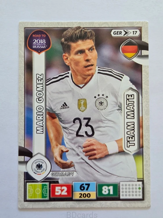 2018 Panini Road To World Cup Russia Mario Gomez Niemcy Ger 17