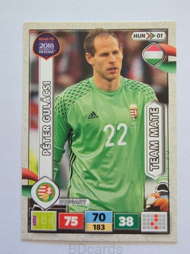 2018 Panini Road To World Cup Russia Peter Gulacsi Węgry Hun 1