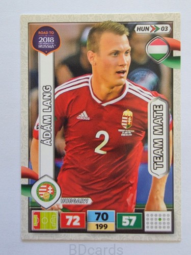 2018 Panini Road To World Cup Russia Adam Lang Węgry Hun 3