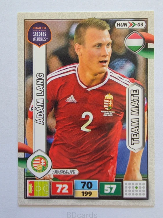 2018 Panini Road To World Cup Russia Adam Lang Węgry Hun 3
