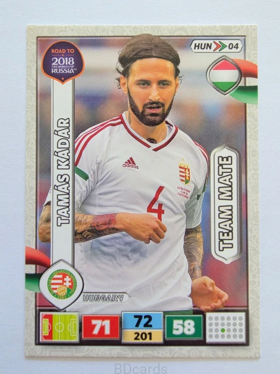 2018 Panini Road To World Cup Russia Tamas Kadar Węgry Hun 4