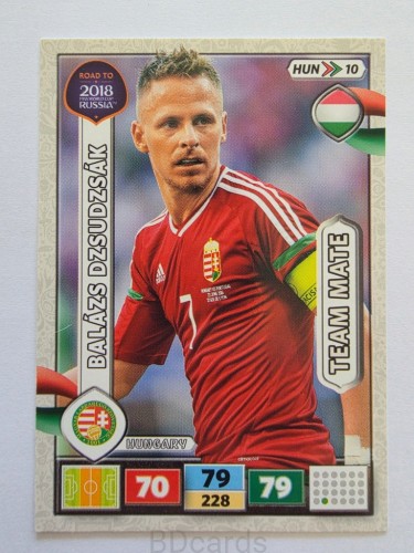 2018 Panini Road To World Cup Russia Balazs Dzsudzsak Węgry Hun 10 /RD