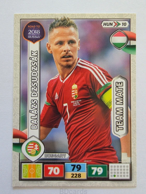 2018 Panini Road To World Cup Russia Balazs Dzsudzsak Węgry Hun 10 /RD