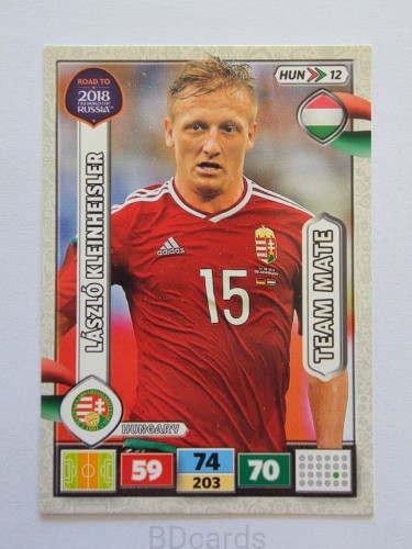 2018 Panini Road To World Cup Russia Laszlo Kleinheisler Węgry Hun 12 /RD