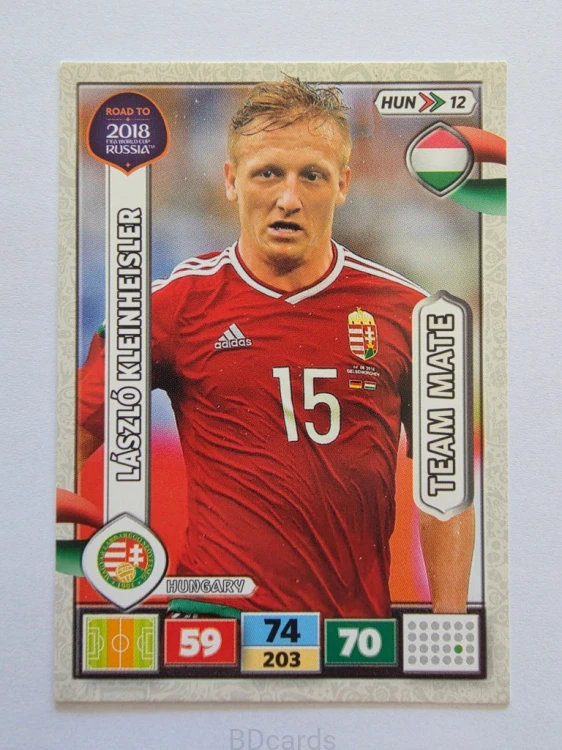 2018 Panini Road To World Cup Russia Laszlo Kleinheisler Węgry Hun 12 /RD