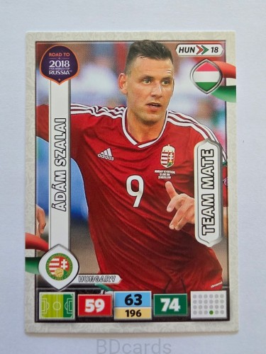 2018 Panini Road To World Cup Russia Adam Szalai Węgry Hun 18 /RD