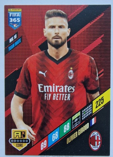 2023-24 Panini Fifa 365 Olivier Giroud 18 AC Milan /SP19