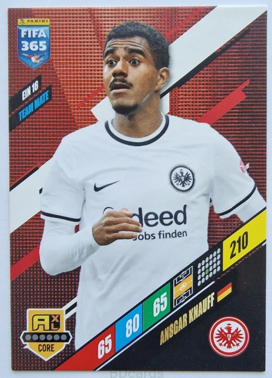 2023-24 Panini Fifa 365 Knauff 16 Eintracht Frankfurt /SP19