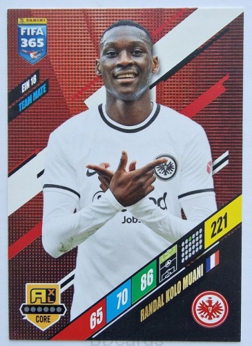2023-24 Panini Fifa 365 Kolo Muani 18 Eintracht Frankfurt /SP18