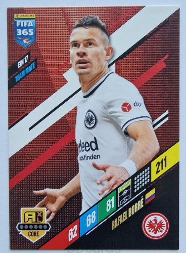2023-24 Panini Fifa 365 Borre 17 Eintracht Frankfurt /SP18