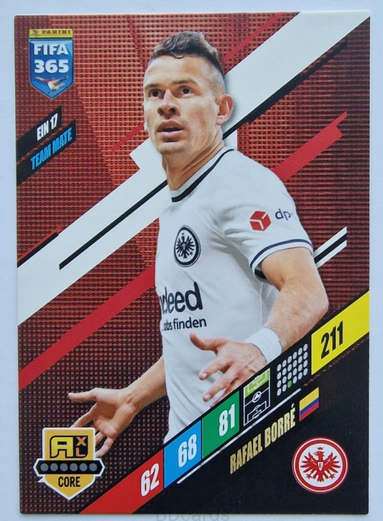 2023-24 Panini Fifa 365 Borre 17 Eintracht Frankfurt /SP18