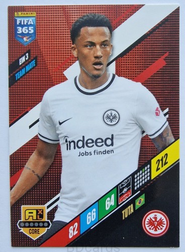 2023-24 Panini Fifa 365 Tuta 3 Eintracht Frankfurt /SP18